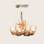 Large Little Bear Peak Canadian Whitetail Chandelier
