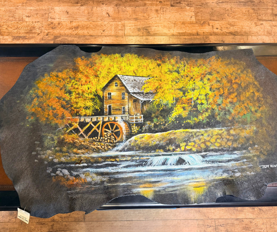Original Painted Hide - Water Mill