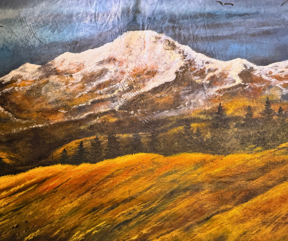 Original Painted Hide - Pikes Peak Elk