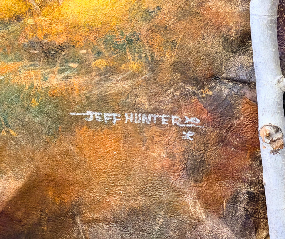 Original Painted Hide - Pikes Peak Elk