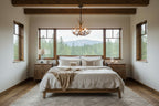 Small Farmhouse Mule Deer Antler Chandelier