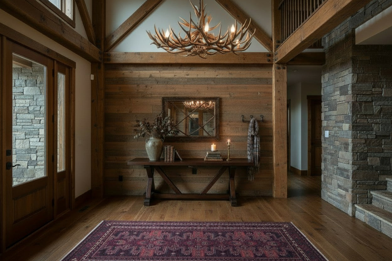 Medium Aspen Mule Deer Antler Chandelier