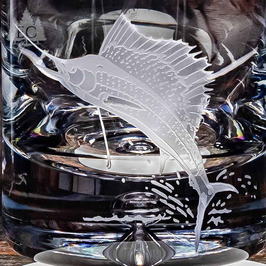 Sailfish Crystal Decanter