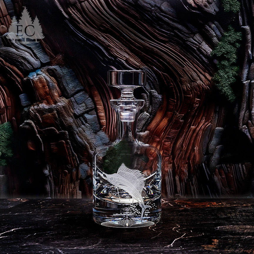 Sailfish Crystal Decanter