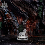 Hoofed Quartet Oval Crystal Rocks Glasses, Set of 4