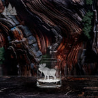 Hoofed Quartet Oval Crystal Rocks Glasses, Set of 4