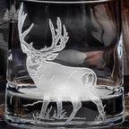 Hoofed Quartet Oval Crystal Rocks Glasses, Set of 4