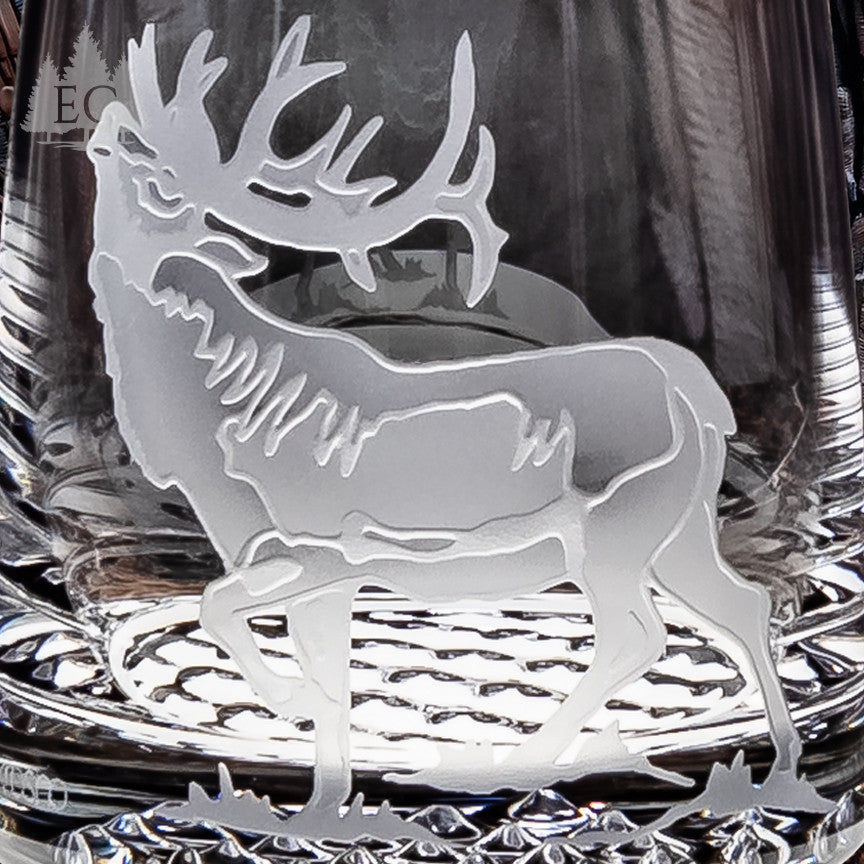 Hoofed Quartet Crystal Rocks Glasses, Set of 4