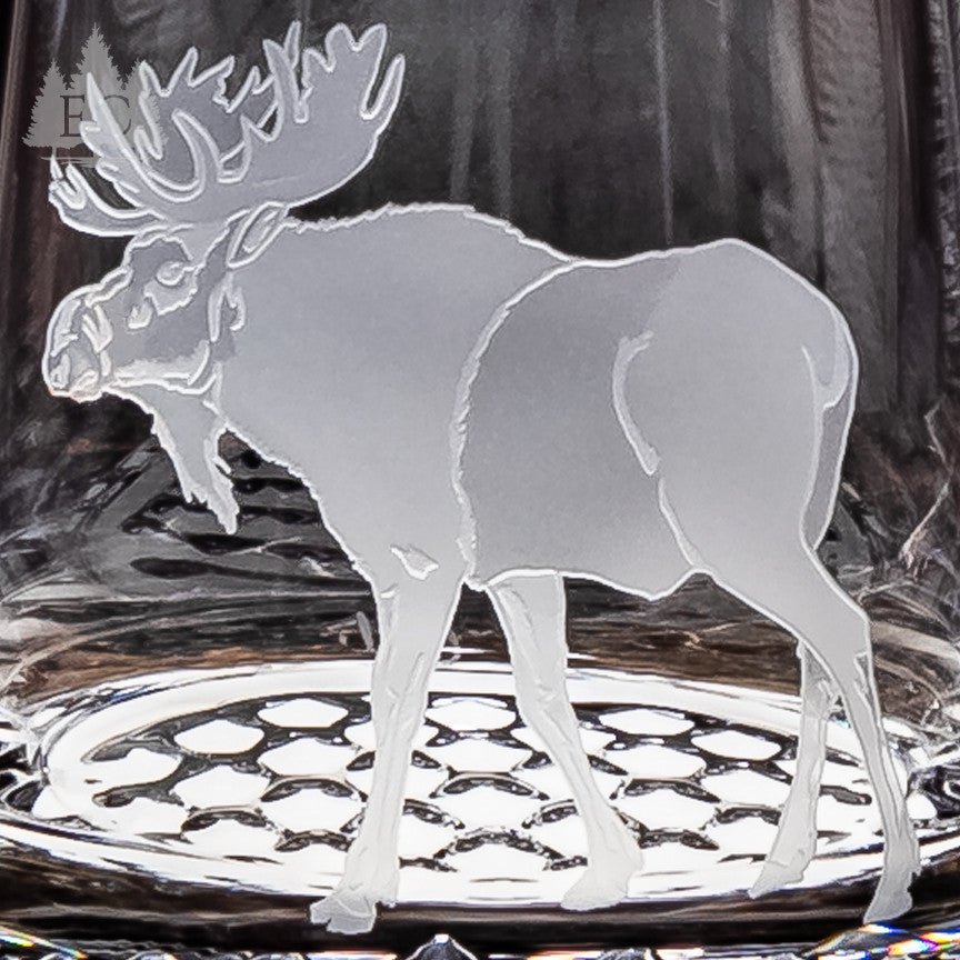 Hoofed Quartet Crystal Rocks Glasses, Set of 4