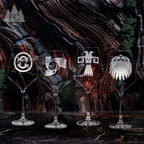 Spirit of the Hopi Crystal Red Wine Glasses, Set of 4