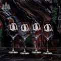 Fox & Horn Crystal White Wine Glasses, Set of 4
