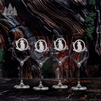 Fox & Horn Crystal White Wine Glasses, Set of 4