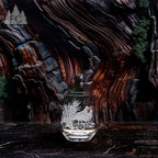Bobwhite Quail Crystal Stemless Wine Glasses, Set of 4