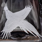 Pheasant Crystal Stemless Wine Glasses, Set of 4