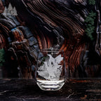 Mallard Scene Crystal Stemless Wine Glasses, Set of 4