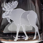 Hoofed Quartet Crystal Stemless Wine Glasses, Set of 4