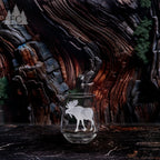 Hoofed Quartet Crystal Stemless Wine Glasses, Set of 4