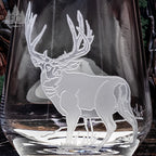 Hoofed Quartet Crystal Stemless Wine Glasses, Set of 4