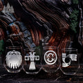 Spirit of the Hopi Crystal Stemless Wine Glasses, Set of 4