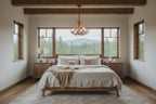 Small Farmhouse Mule Deer Antler Chandelier